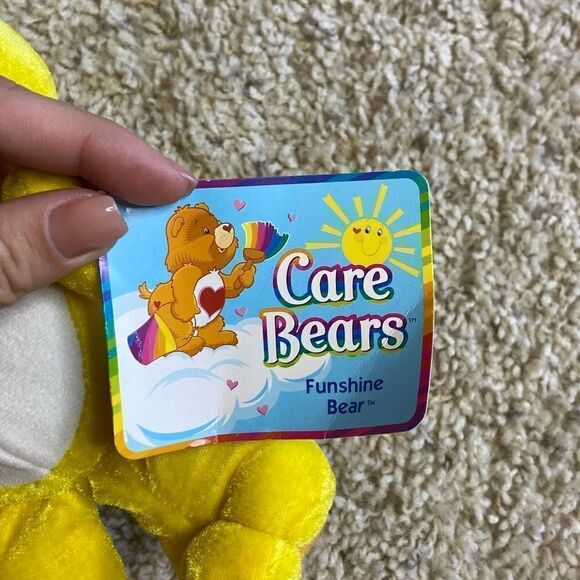 NWT VTG 2004 Care Bears 8.5'' Sunshine Bear Stuffed Animal Collectable - Picture 7 of 7